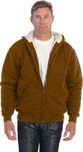 Gioberti Men's Soft Heavyweight Sherpa Lined Fleece Hoodie Jacket keys