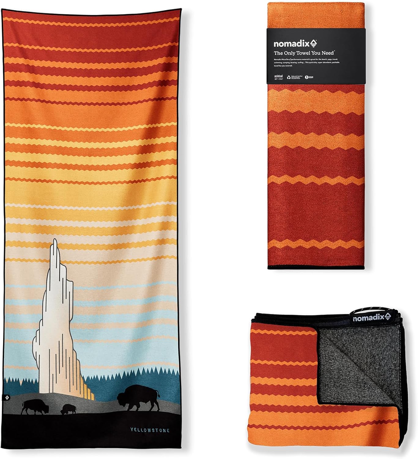 Nomadix Original Towel - Super Absorbent, Sand Resistant & Versatile