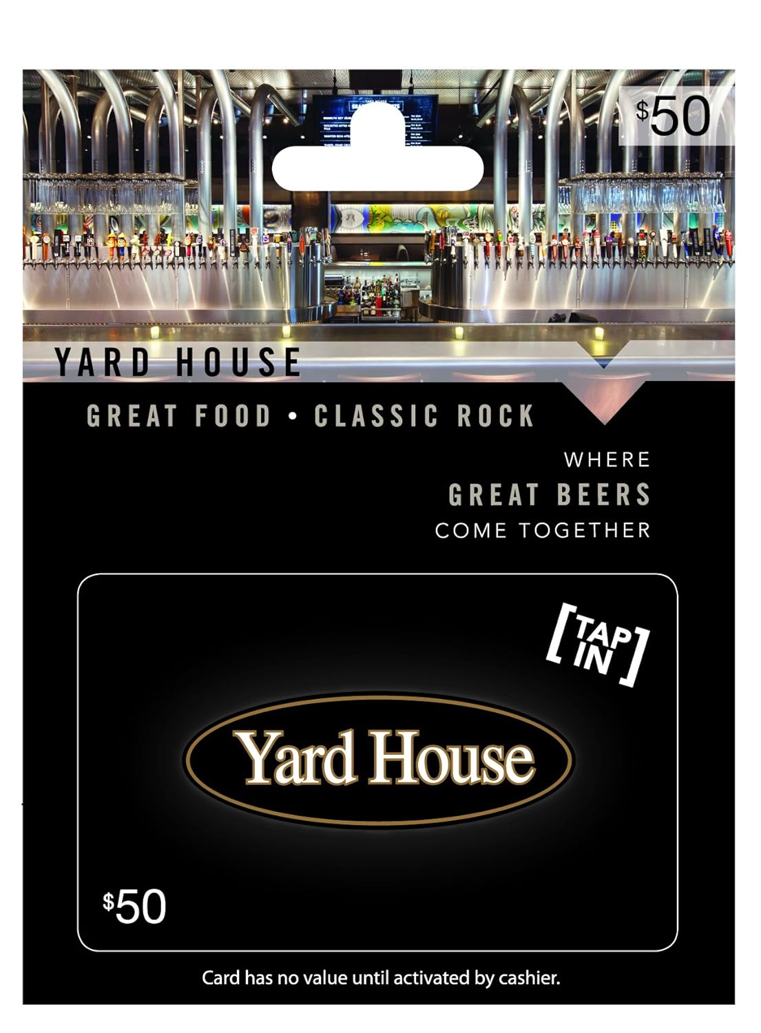 Yard House $50 Gift Card for Dining and Craft Beer Lovers