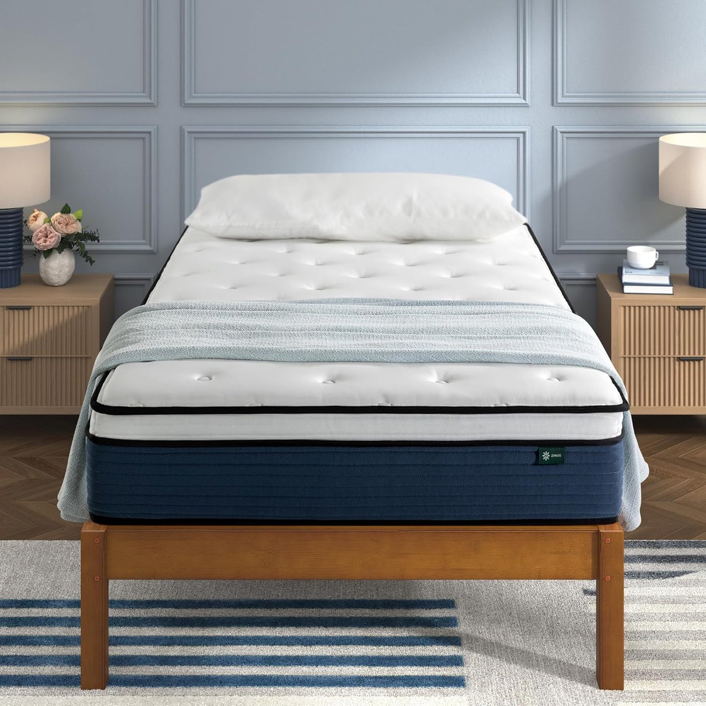 ZINUS 10 Inch Comfort Support Hybrid Mattress for Blissful Sleep
