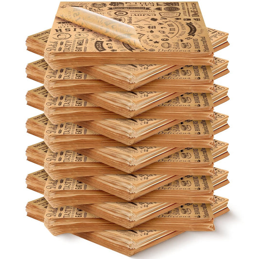 2400 Pcs Deli Wax Paper Sheets by Outus for Food Wrapping