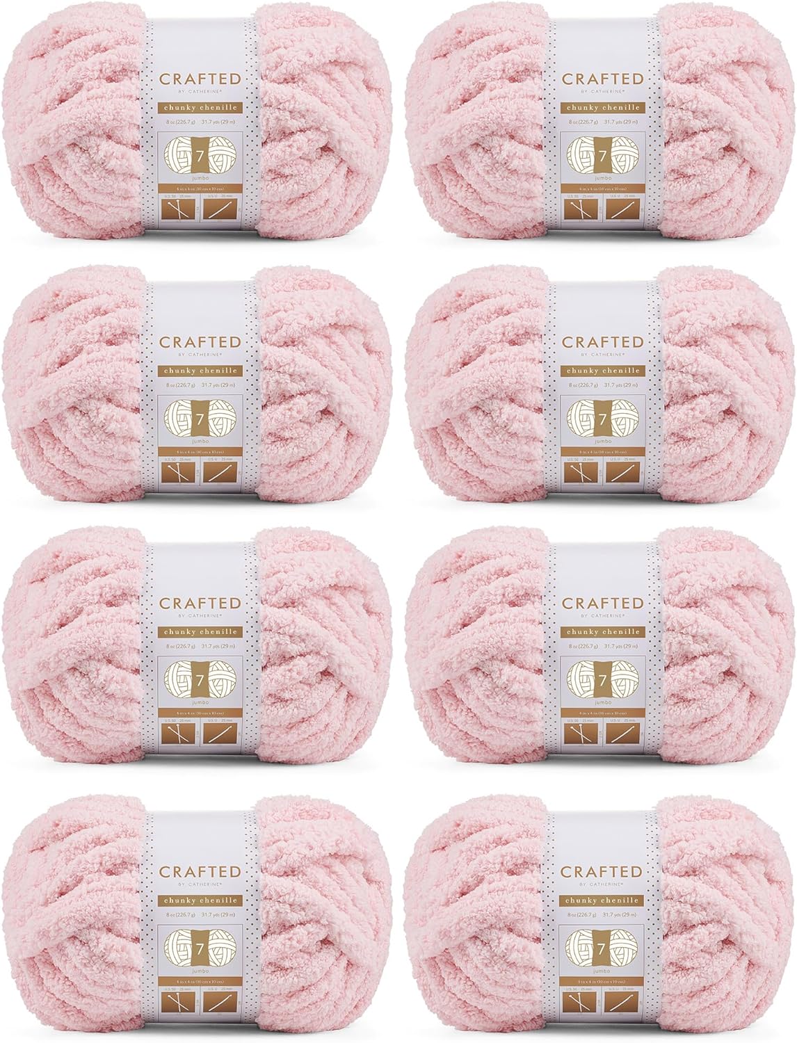 Crafted By Catherine Chunky Chenille Yarn for Cozy Projects