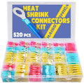Haisstronica 520PCS Marine Grade Heat Shrink Wire Connectors Kit