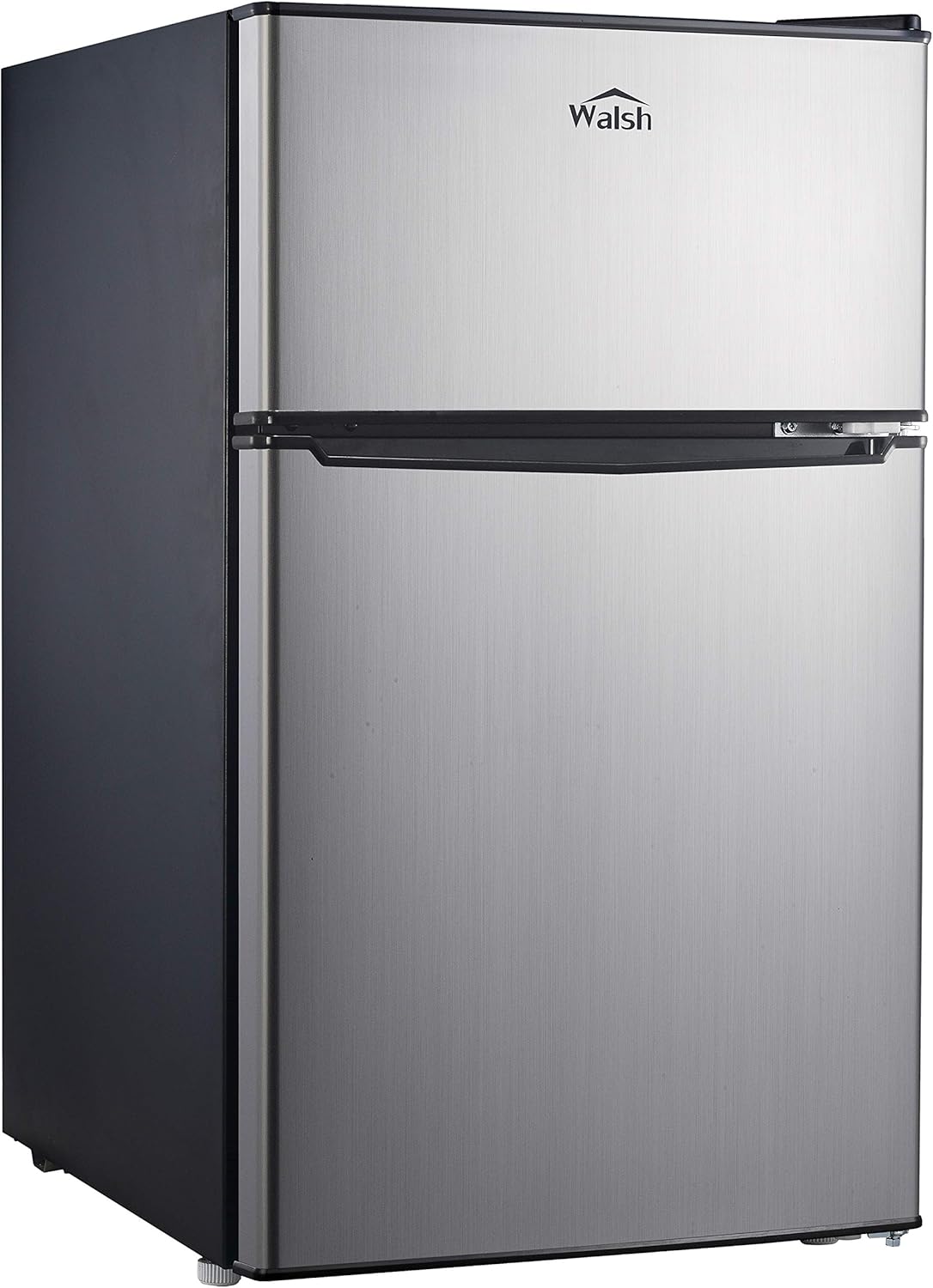 Compact Retro Refrigerator with Adjustable Thermostat and Freezer
