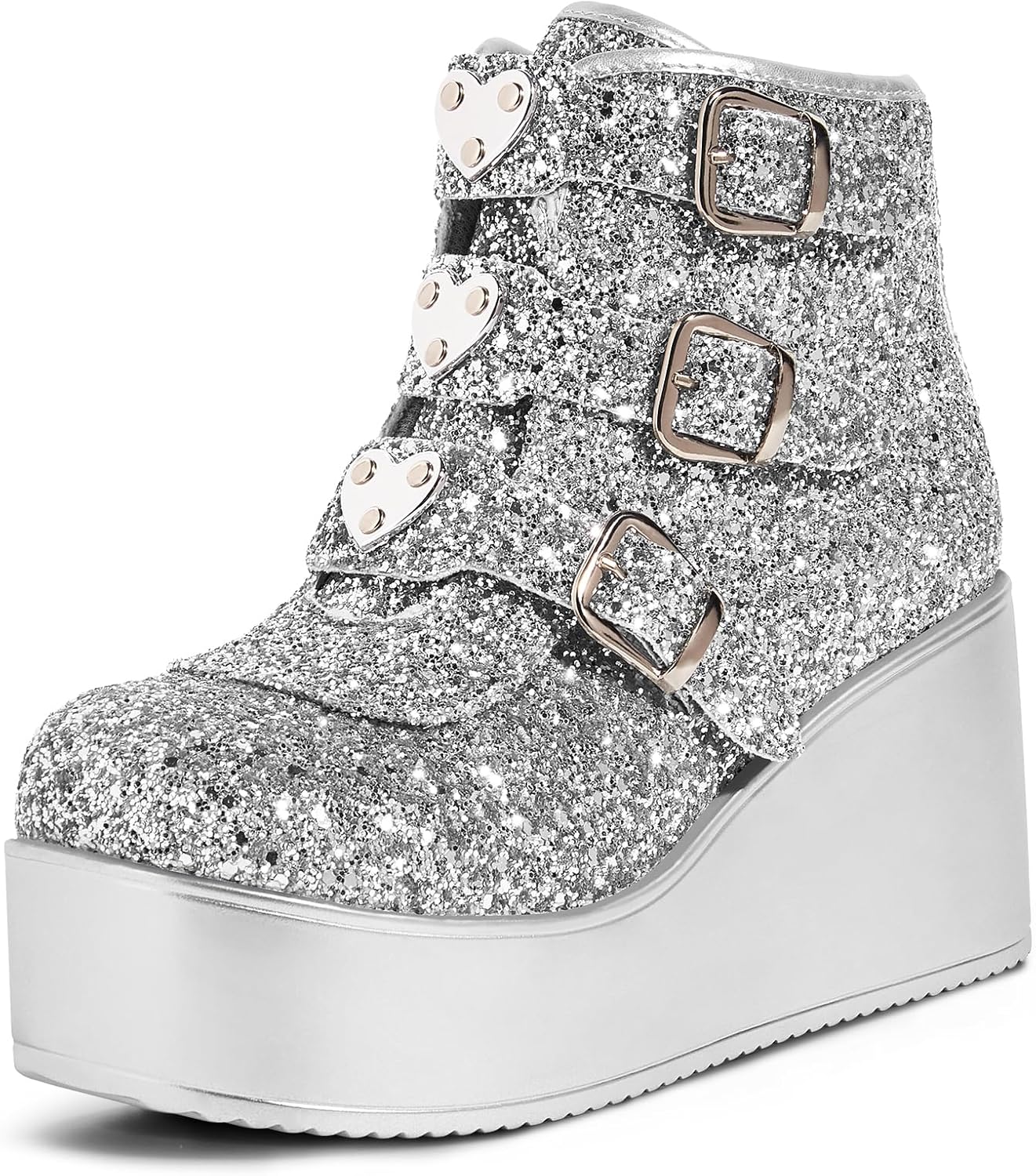 LUCKY STEP Women Platform Chunky Ankle Boots Review