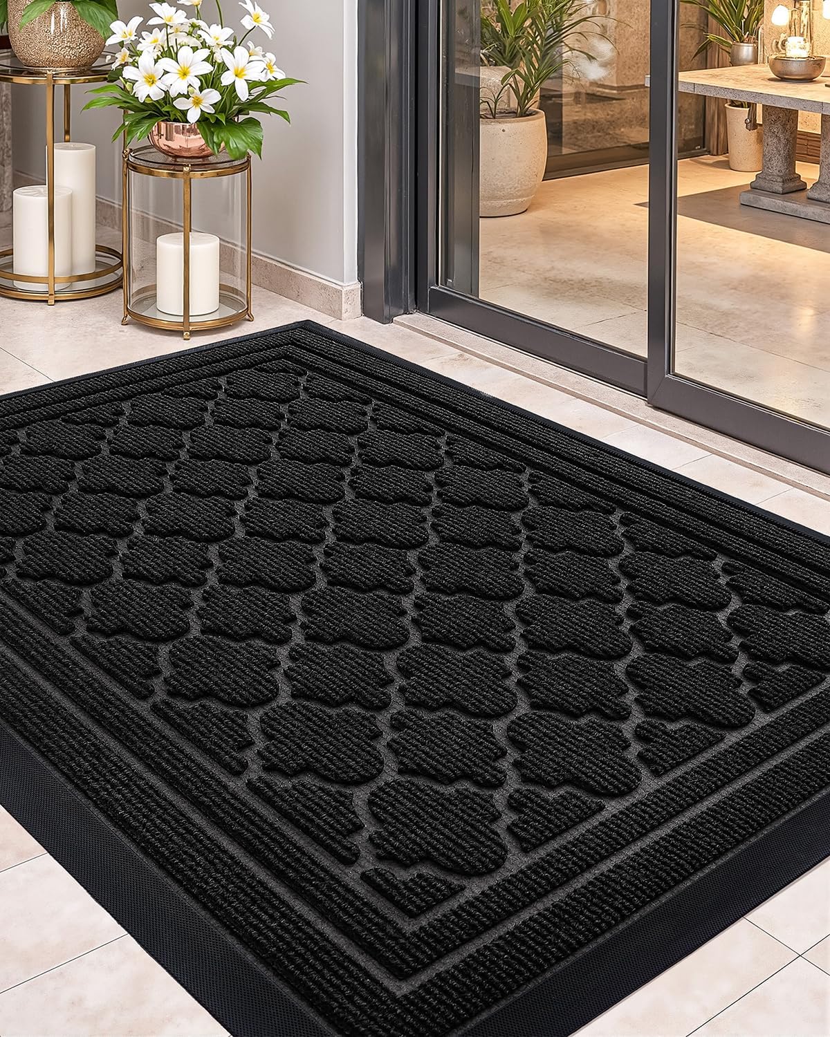 Color&Geometry Heavy Duty Non Slip Front Door Mat for Entryway