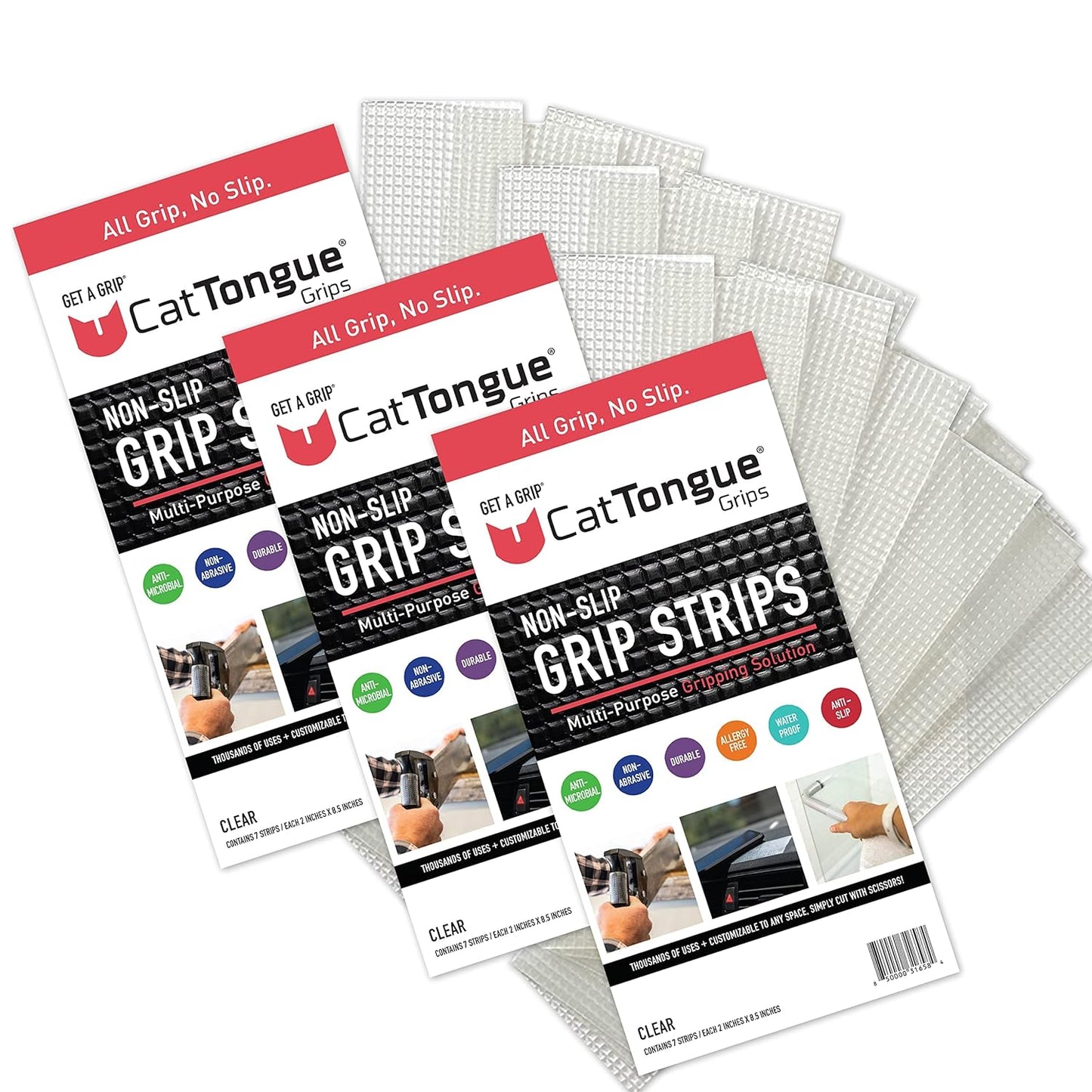 Non-Abrasive Grip Tape Strips for Heavy Duty Non Slip Use