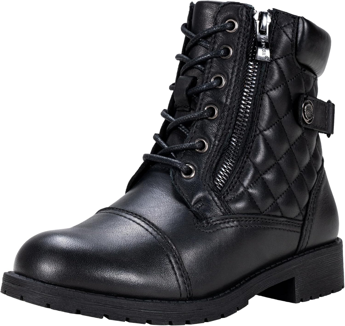 Vepose Women's 903 Combat Ankle Boots for Stylish Comfort