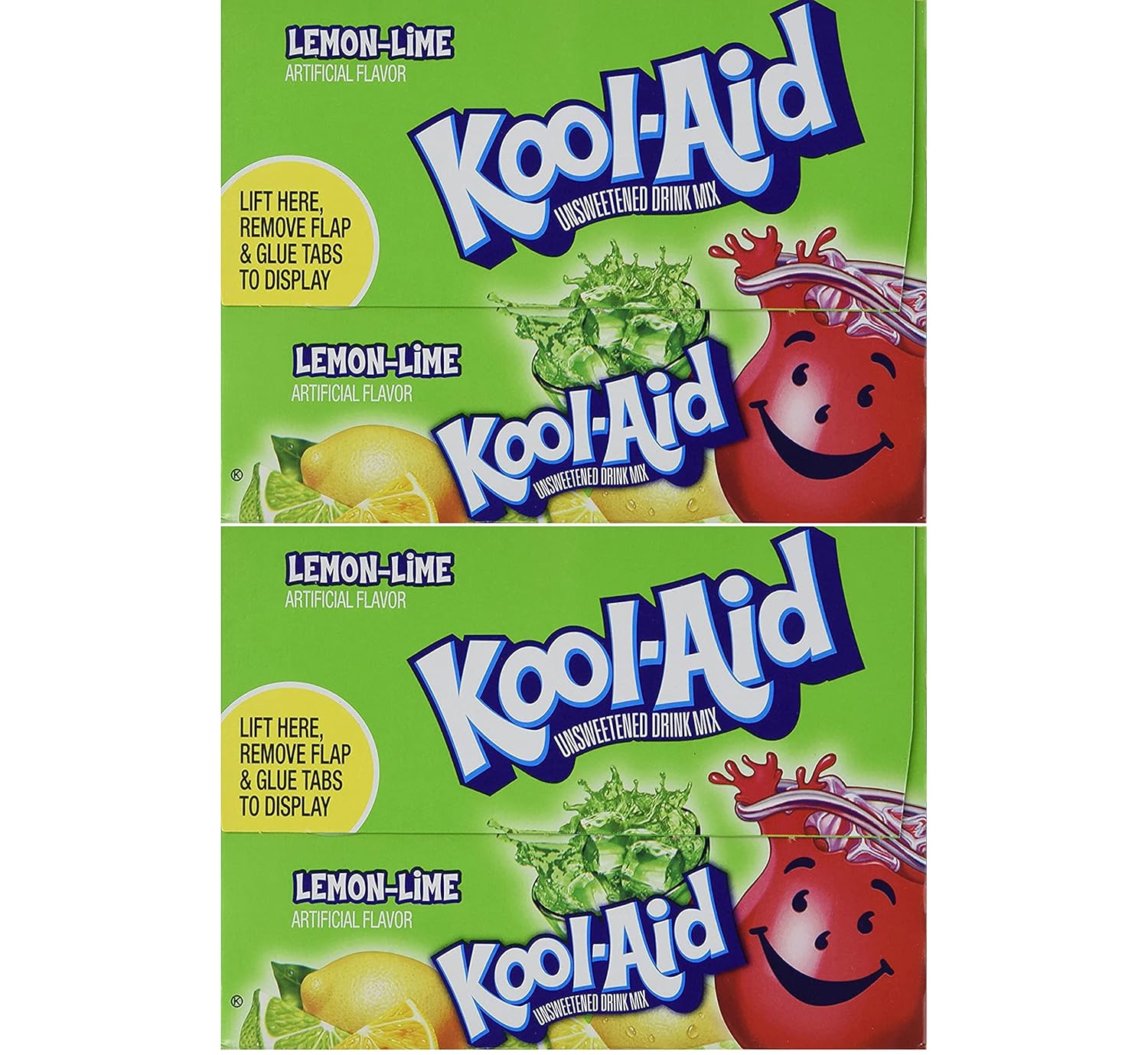 Kool-Aid Lemon-Lime Unsweetened Drink Mix for Refreshing Flavor