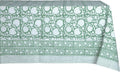 Shalimar Green 100% Cotton Rectangle Tablecloth 72 x 120 in
