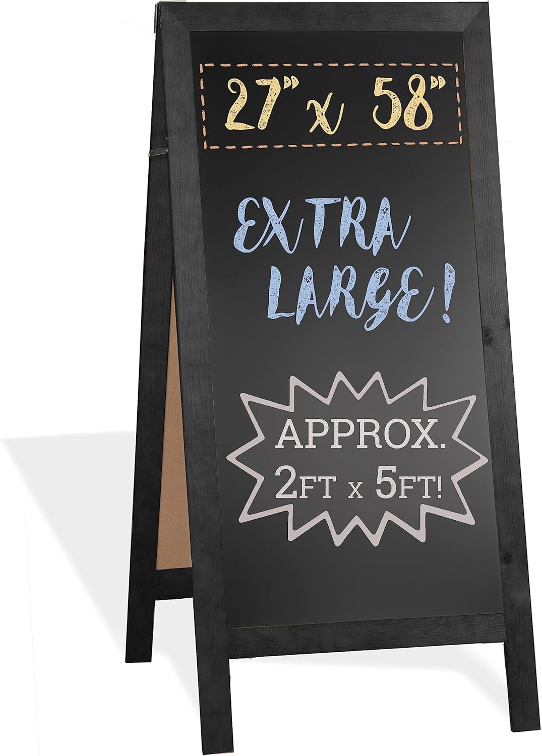 Ilyapa A-Frame Chalkboard Sign - Sturdy Magnetic Menu Display