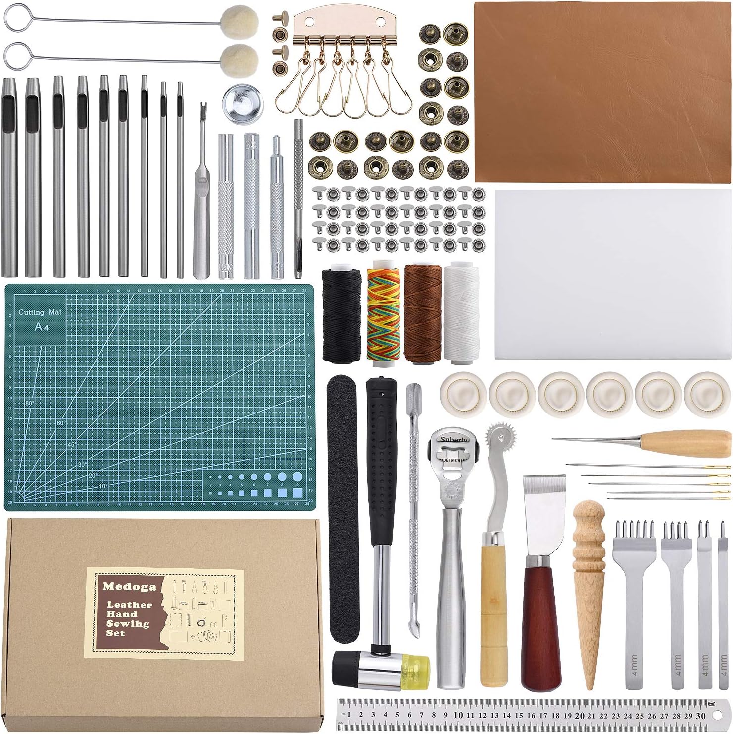 Leather Sewing Tools Kit for Hand Sewing and Saddle Making
