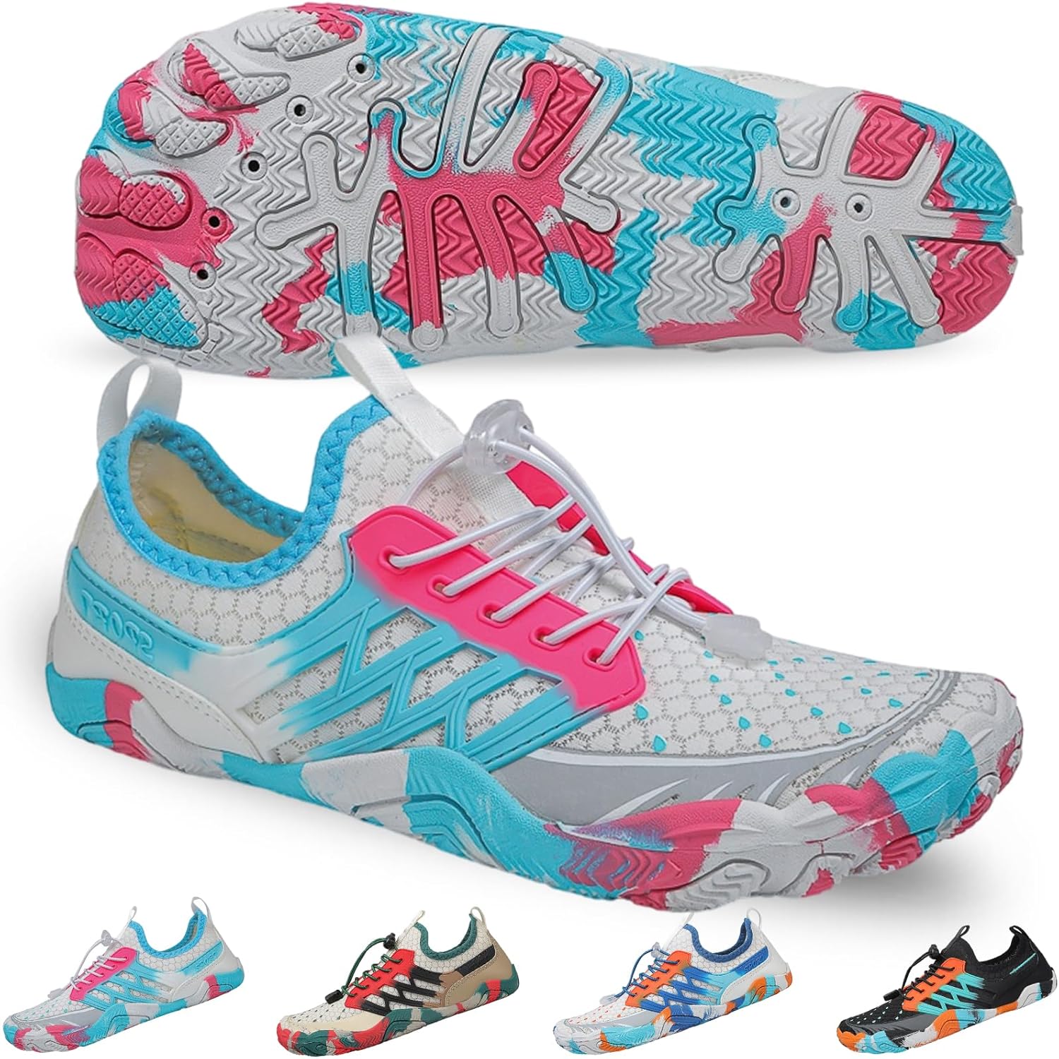 Hike Barefoot Shoes for Women Men - Breathable Non-Slip Comfort