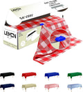 Red Gingham Premium Plastic Tablecloth Roll 54in x 300ft - Cut to Size