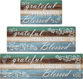 Thankful Kitchen Mats for Floor 3-Piece Runner Set - Cushioned