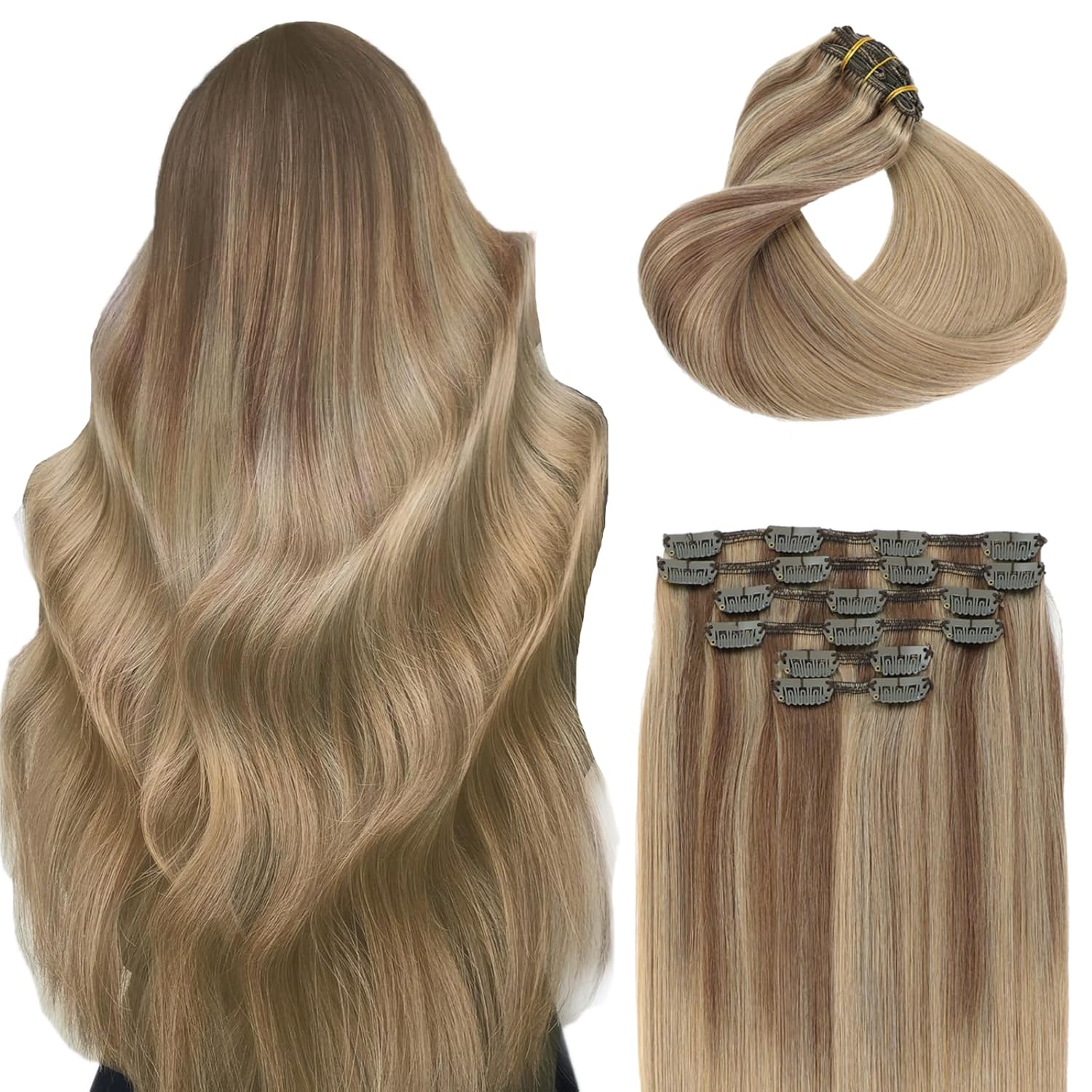 Clip in Hair Extensions Real Human Hair for Stunning Styles