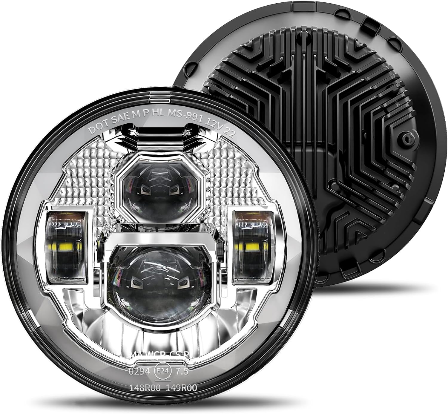 HWSTAR 2023 Upgraded 7 Inch Led Headlights for Jeep Wrangler