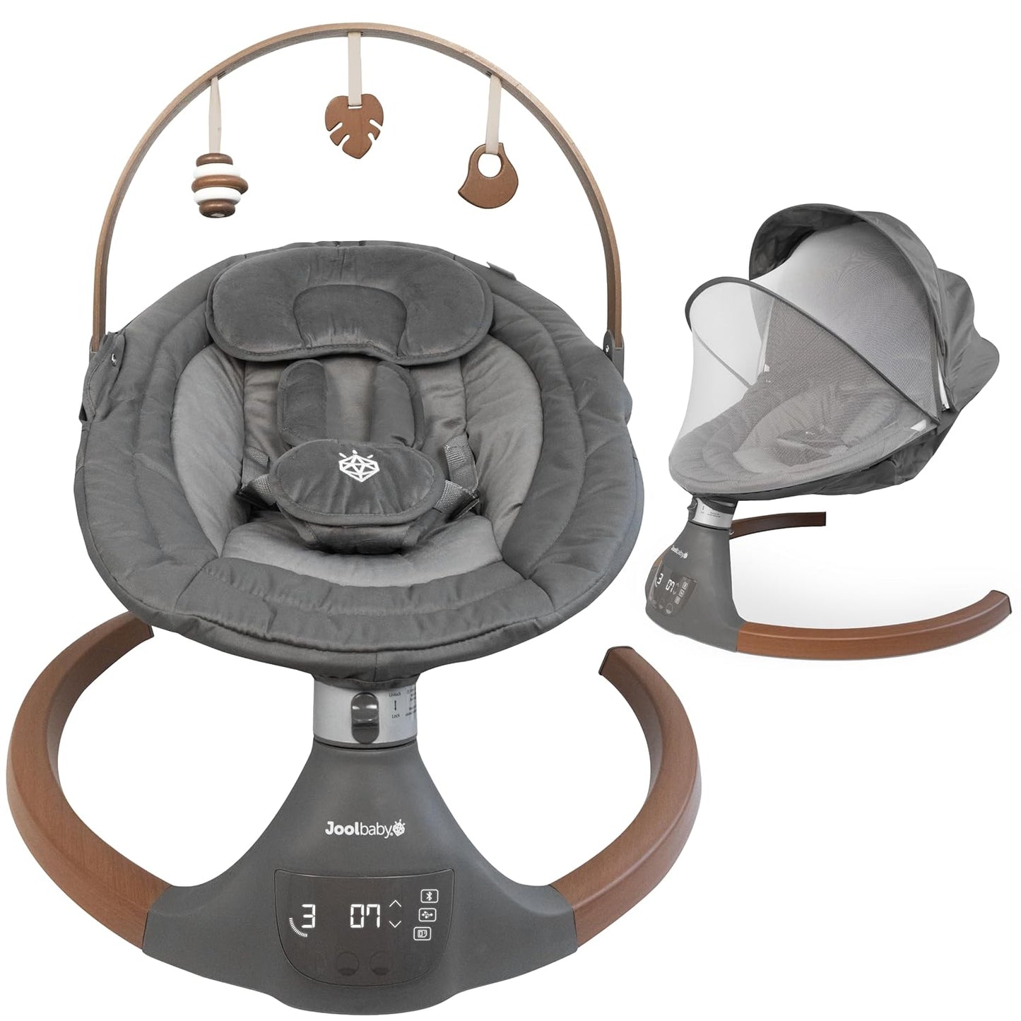 Jool Baby Nova Nature Baby Swing with Bluetooth Music & Toys
