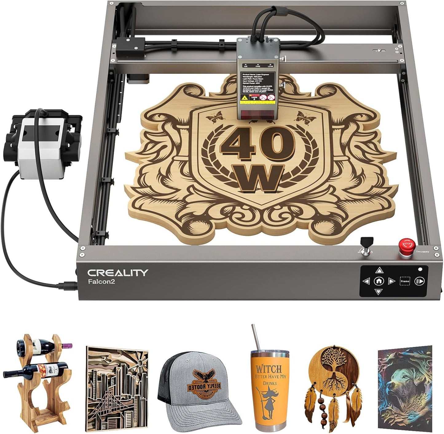 Creality Falcon2 Laser Engraver: Powerful 40W Cutting Machine