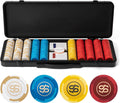 SLOWPLAY Godel 14g Clay Poker Chips Set 500 PCS - Durable Case