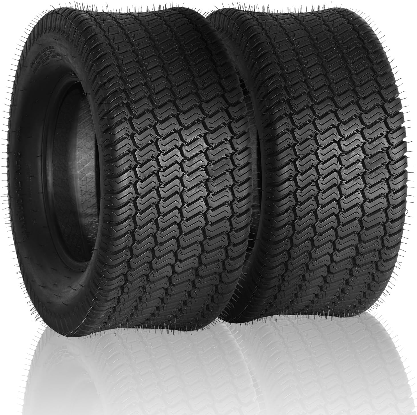 Set of 2 24x9.50-12 Turf Lawn Mower Tires for Golf Carts