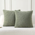FUTEI Sage Green Throw Pillow Covers for Cozy Home Decor