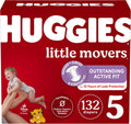 Huggies Size 5 Diapers Little Movers - Secure Fit for Active Toddlers