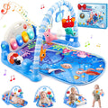Baby Gyms Play Mats Tummy Time Activity Mat with Play Piano - Sensory