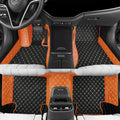Car Floor Mat Orange &1 Compatible with 99% Models - Custom Fit