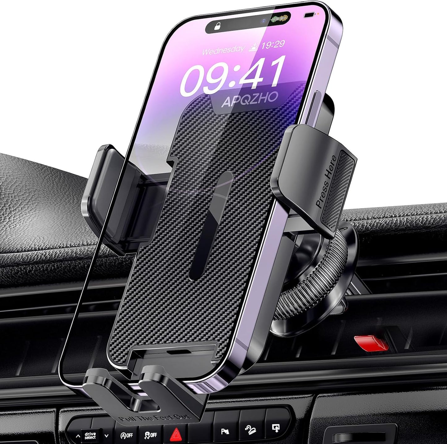Secure Grip Car Vent Phone Holder by APQZHO