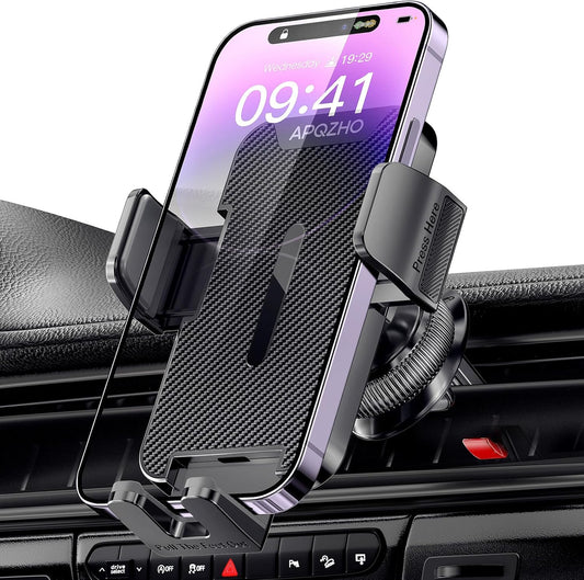Secure Grip Car Vent Phone Holder by APQZHO