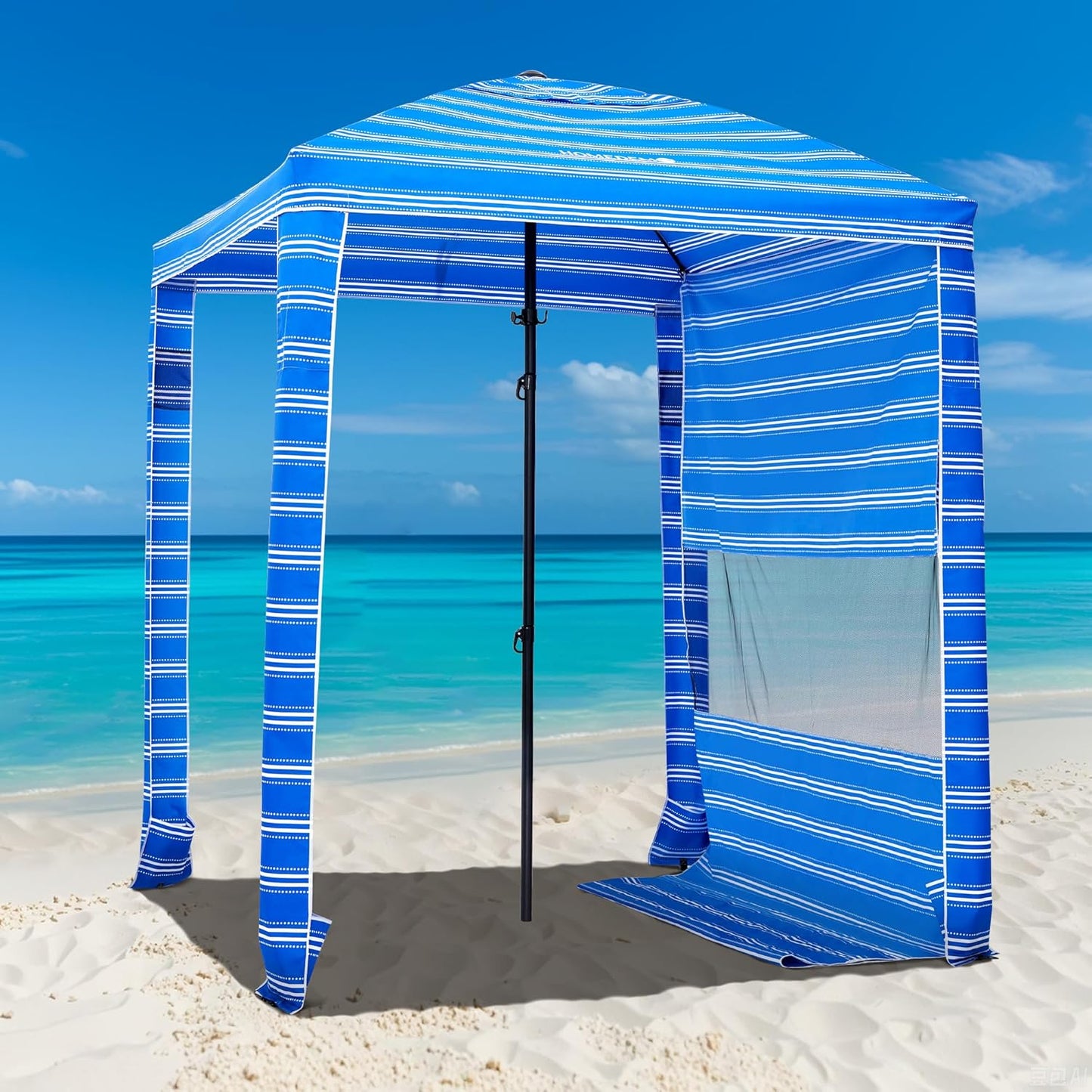 HOMEDEMO Beach Cabana Canopy with UPF 50+ Protection for Families