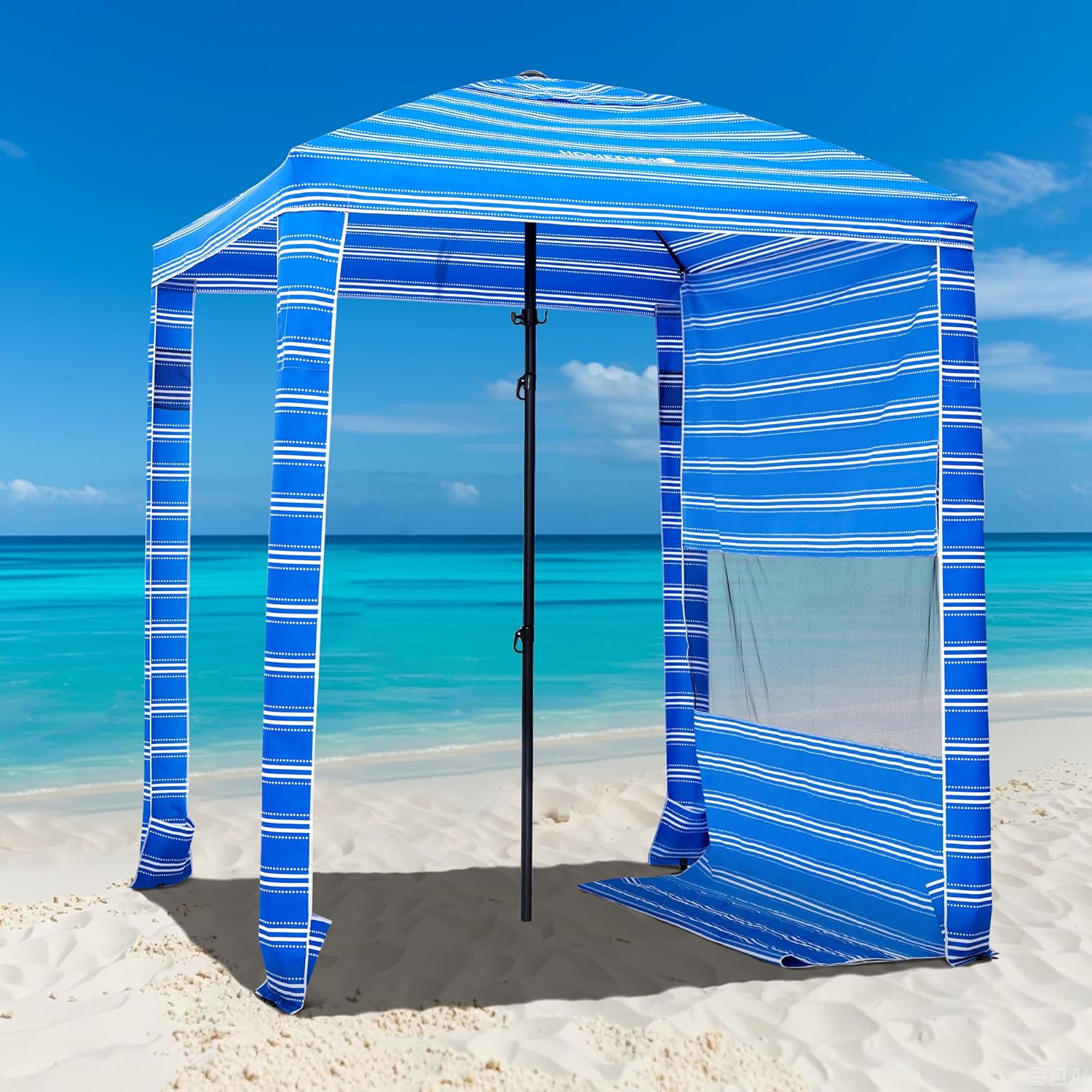 HOMEDEMO Beach Cabana Canopy with UPF 50+ Protection for Families