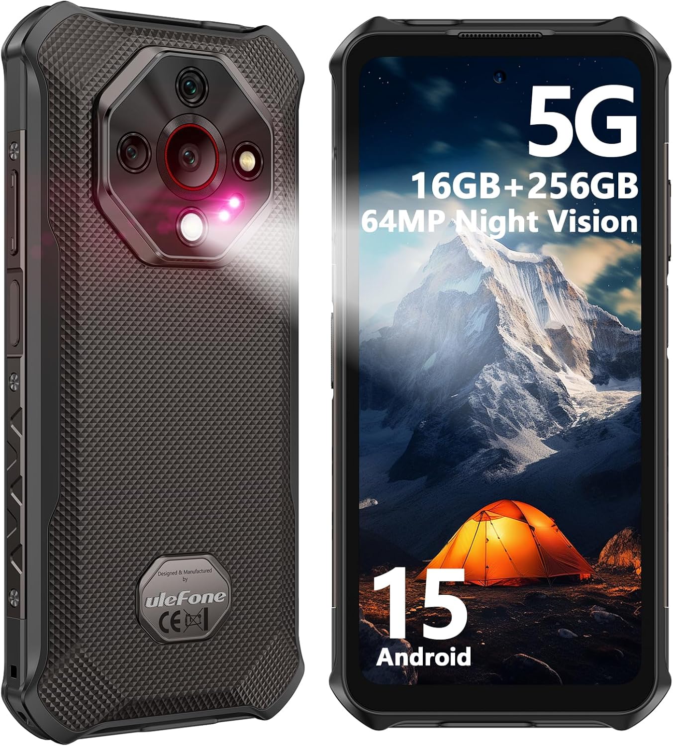 Ulefone Armor X16 Pro 5G Rugged Phone with Massive Battery