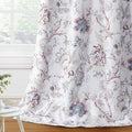 H.VERSAILTEX Blackout Curtains 96 in Pair Set - Thermal Floral Drapes