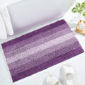 Gibelle Purple Bathroom Rug Set 2 Piece for Cozy Comfort