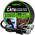 Cat 6 Outdoor Ethernet Cable 250 ft - 10Gbps Direct Burial Cable