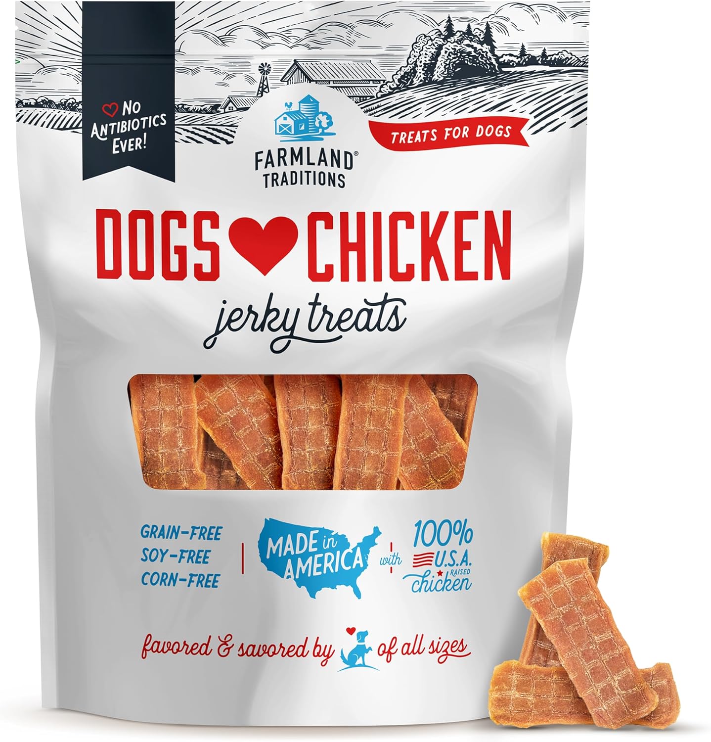 Premium Chicken Jerky Dog Treats for Happy, Healthy Dogs