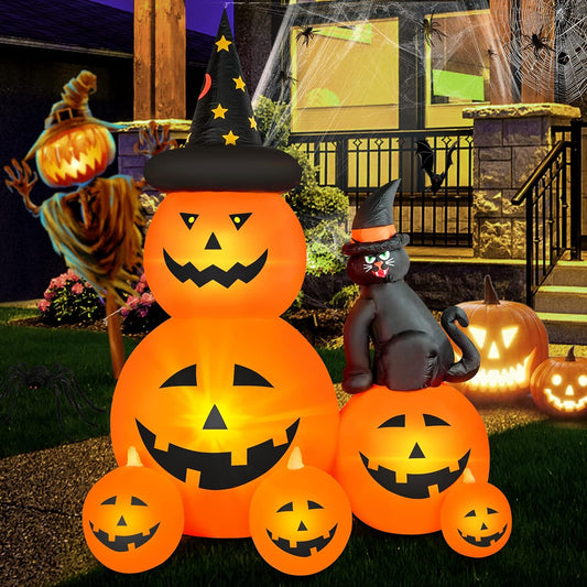 6 FT Halloween Inflatable Decorations for Spooky Yard Fun