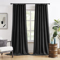Pinch Pleated Blackout Cabin Drapes 100 in Length - Full Light Block