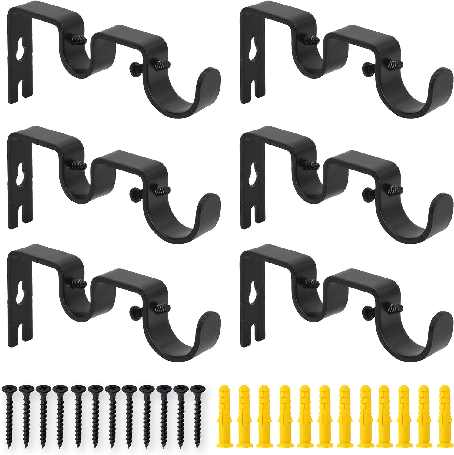Double Your Curtain Hanging Capacity with AddGrace Heavy Duty Brackets