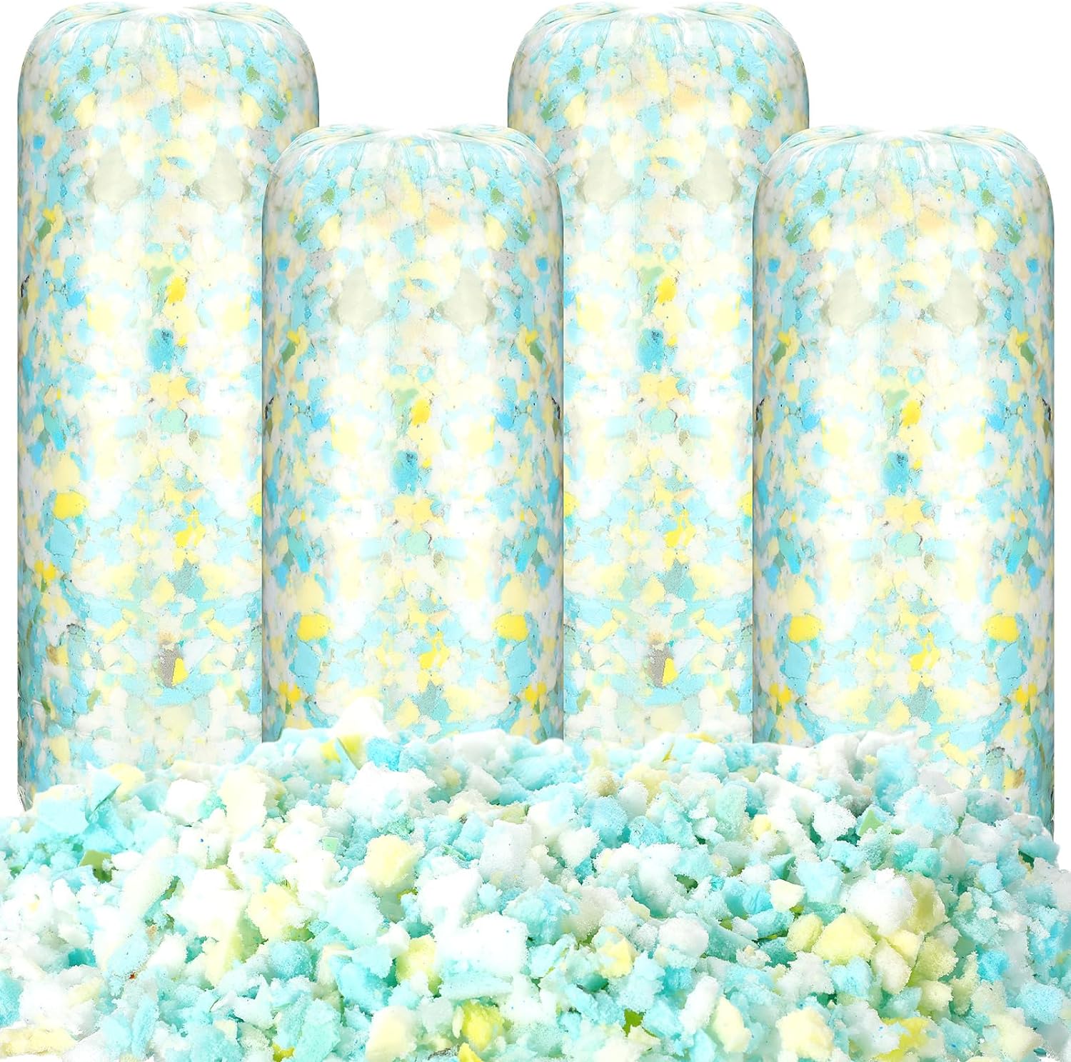 Soft Memory Foam Bean Bag Filler 4 Pack