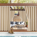 Waterproof Outdoor Curtain W84 x L84 - Patio Blackout Panels