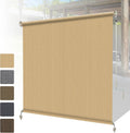Outdoor Roller Shades with Splicing Design 7ft x 8ft - Cordless