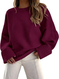 PRETTYGARDEN Women's Fall Oversized Sweaters Casual (Style 8D1Y)