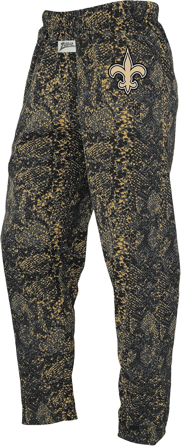 Zubaz NFL Z88 Team Logo Pants for Game Day and Lounge Wear