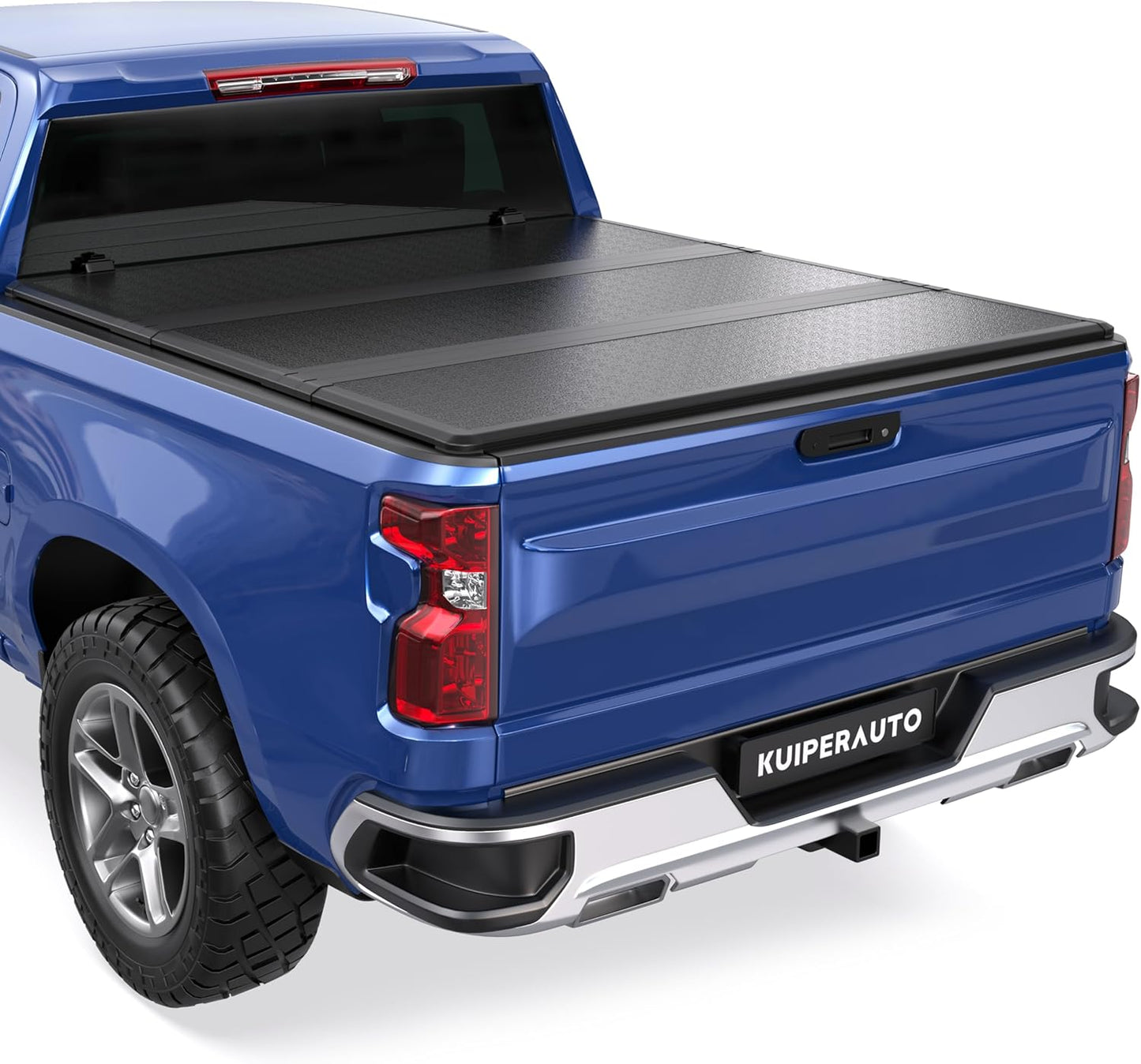 Fiberglass Tri Hard Truck Bed Tonneau Cover for Chevy Silverado