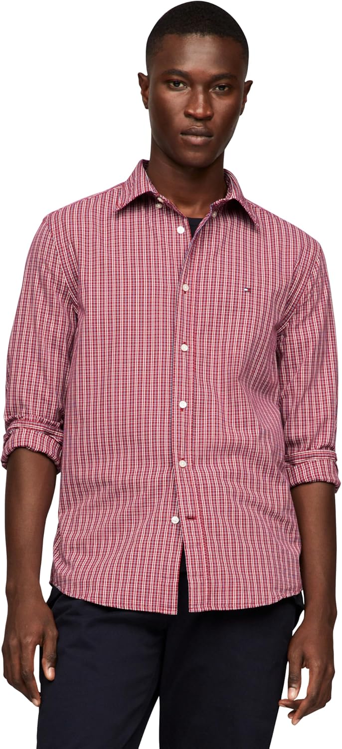 Tommy Hilfiger Long Sleeve Poplin Regular Fit Button Down Shirts