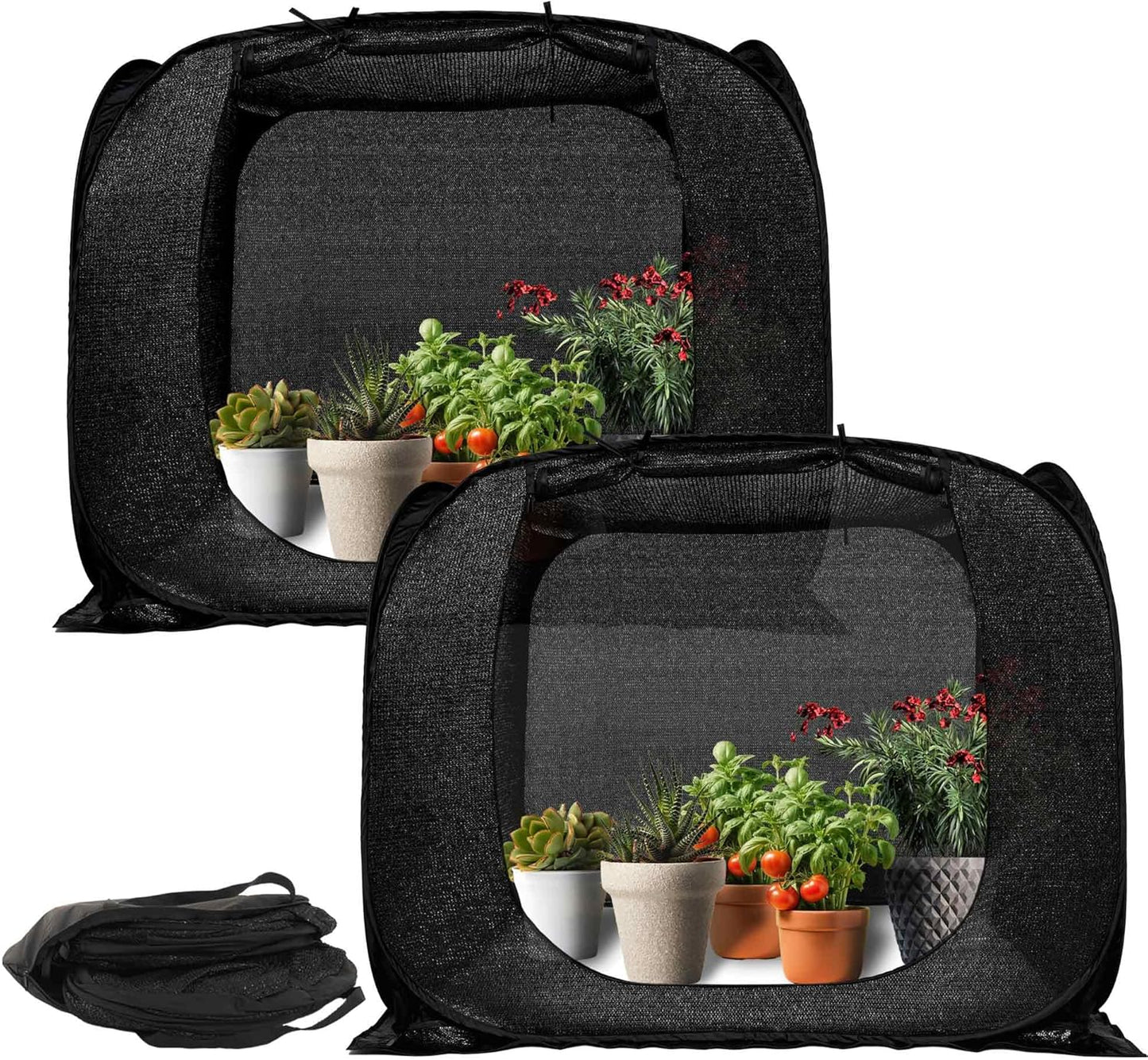 2PCS Pop up Sunshade Cloth for Gardening with UV Protection