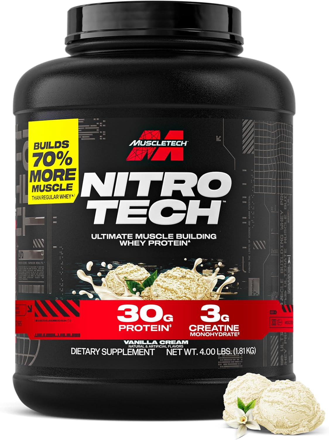 Muscletech Whey Protein Powder - Ultimate Muscle Building Formula
